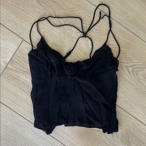 Elegant Black Women's Top